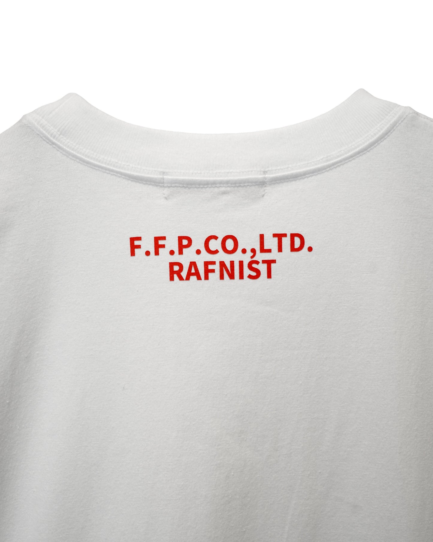 H/S “ NECK BACK ” / WHITE × RED