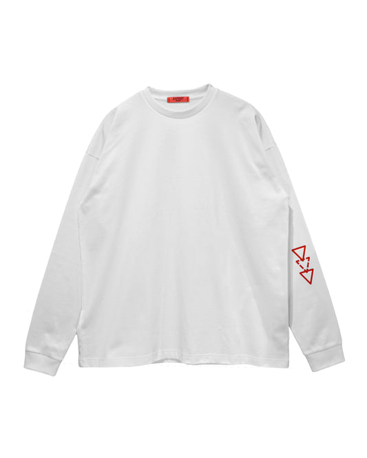 L/S “ scar ” / WHITE × RED