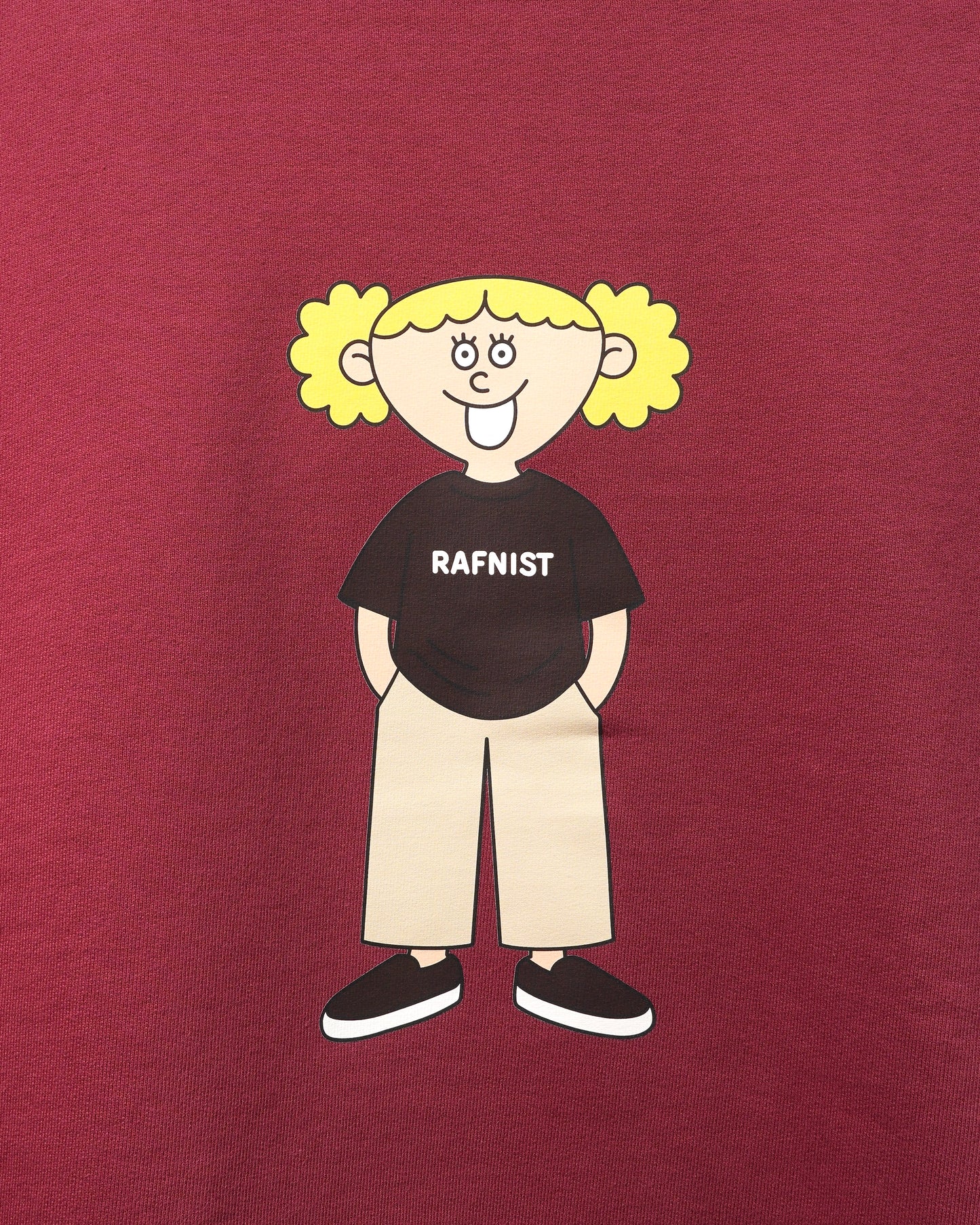 BuPkiS “ who's ” / WINE RED