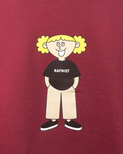 BuPkiS “ who's ” / WINE RED