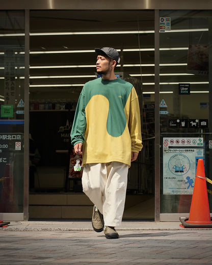 L/S “ WASZN ” / GREEN × YELLOW