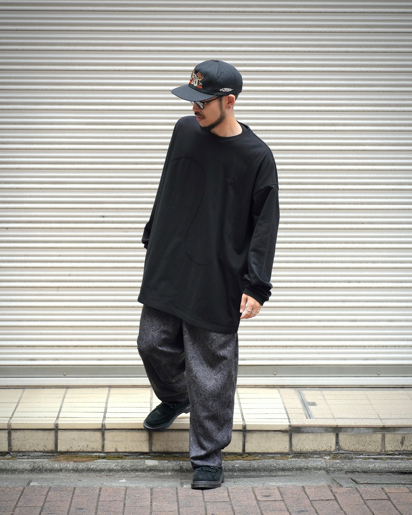 L/S “ WASZN ” / BLACK × BLACK