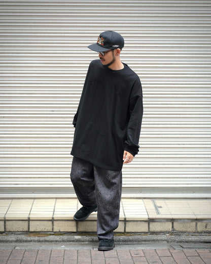 L/S “ WASZN ” / BLACK × BLACK