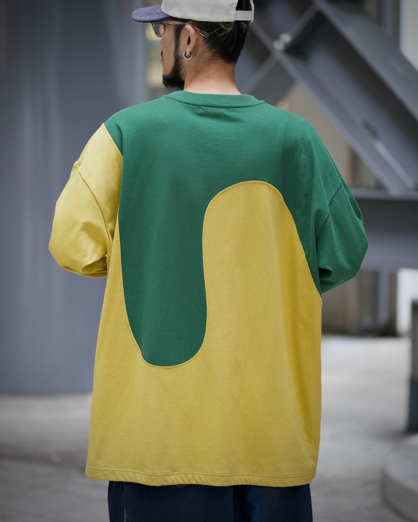 L/S “ WASZN ” / GREEN × YELLOW