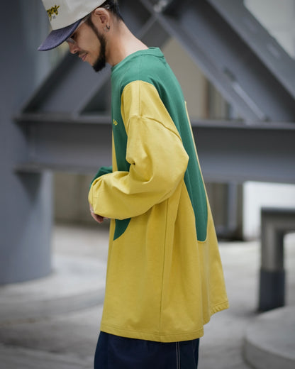L/S “ WASZN ” / GREEN × YELLOW