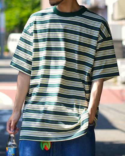 H/S “ BORDER ” / GREEN × YELLOW