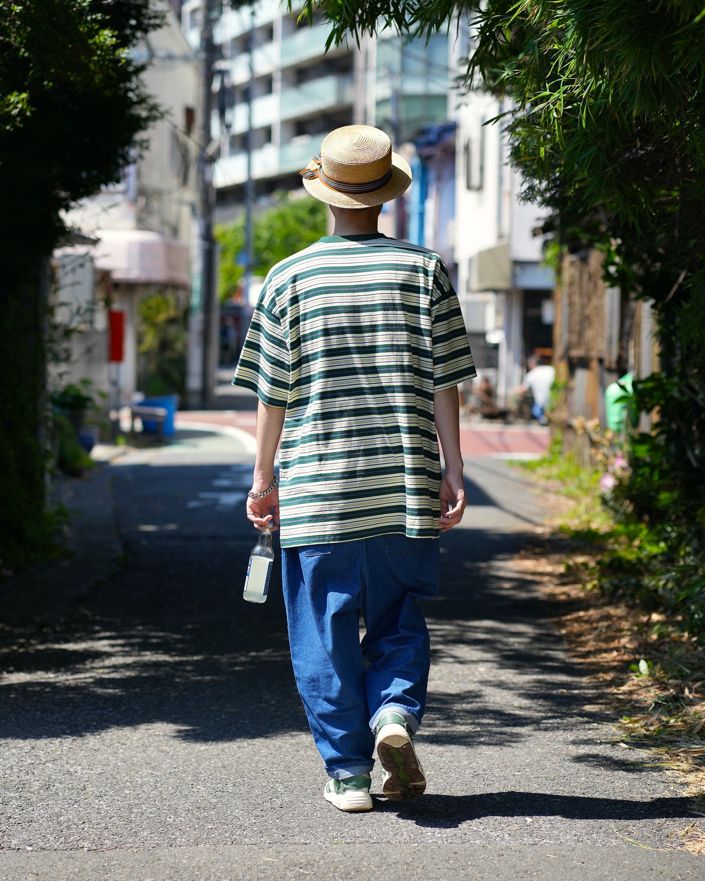 H/S “ BORDER ” / GREEN × YELLOW