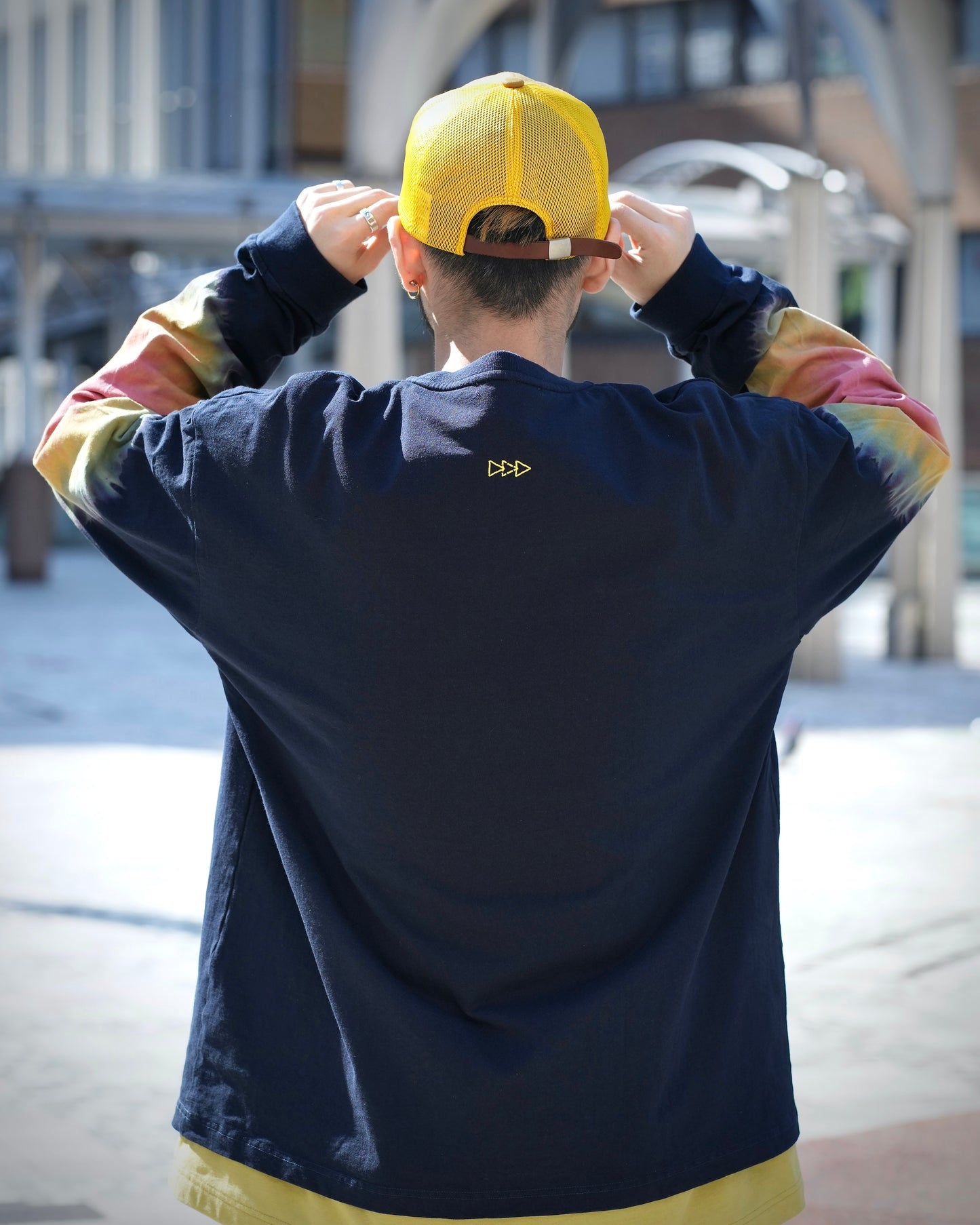 L/S “ HADES HINGE ” / NAVY