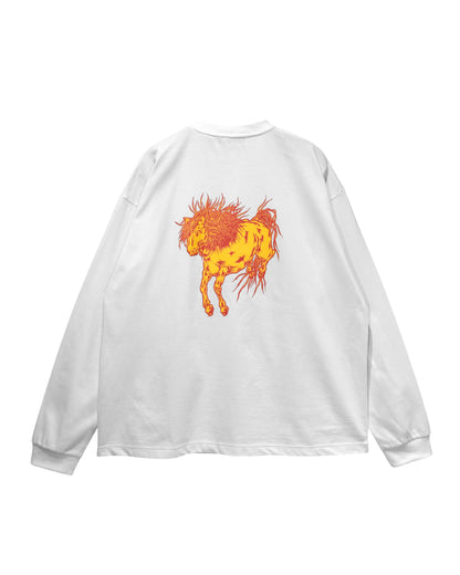 L/S “ RAFNIST HORSE ” / Flame side
