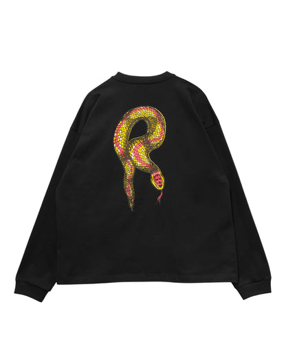 L/S “ [R]af Snake ” / BLACK