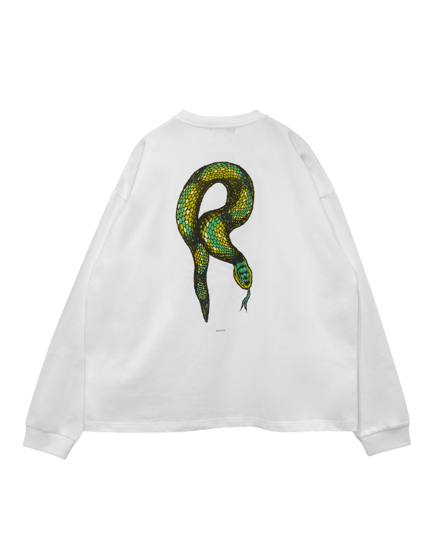 L/S “ [R]af Snake ” / WHITE