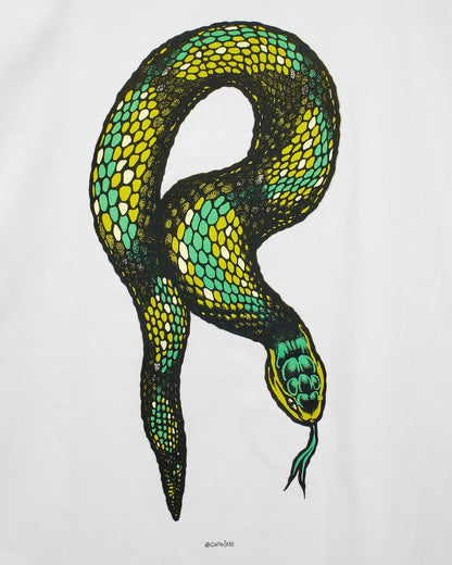 L/S “ [R]af Snake ” / WHITE