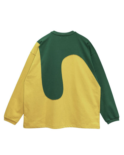 L/S “ WASZN ” / GREEN × YELLOW