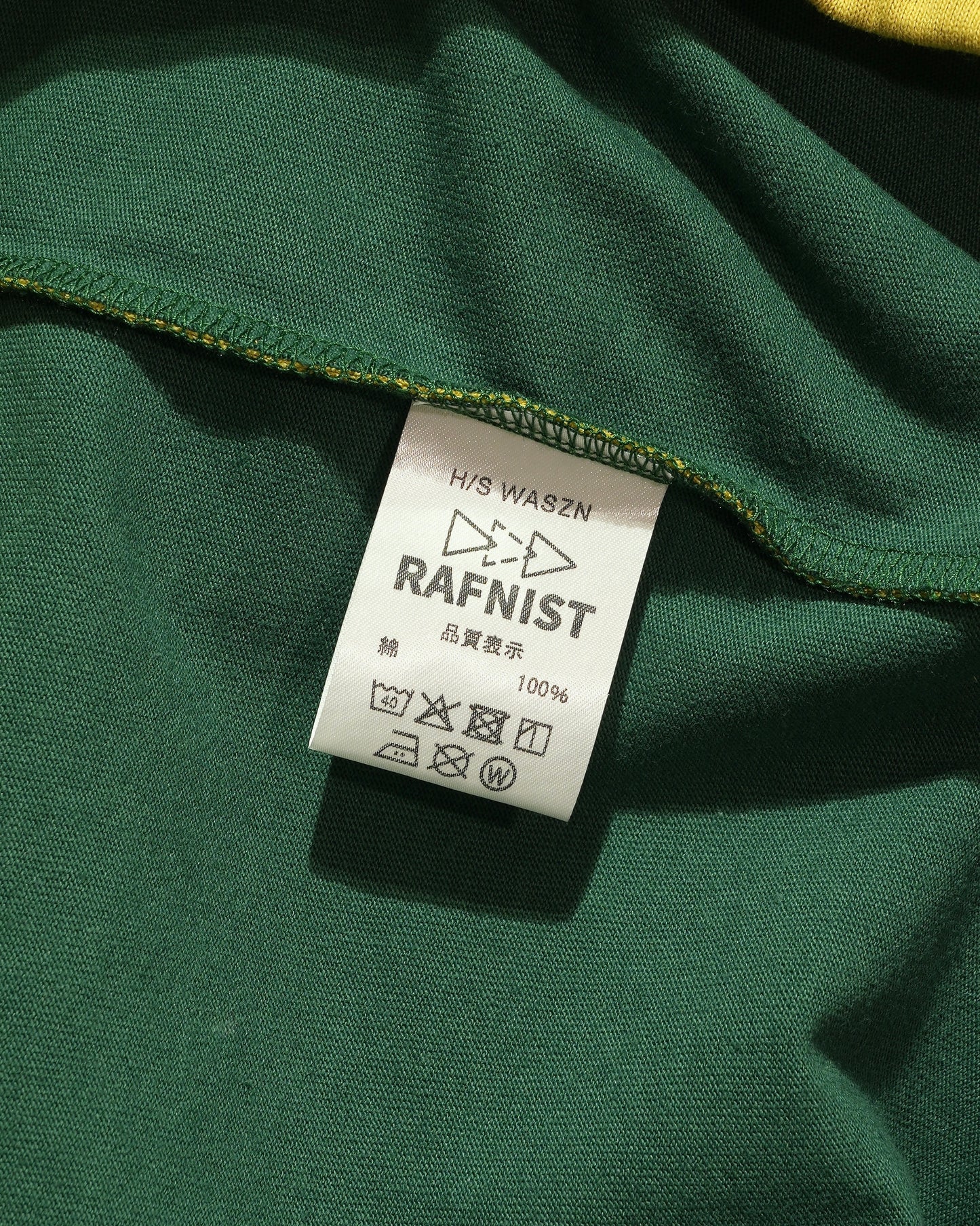 L/S “ WASZN ” / GREEN × YELLOW