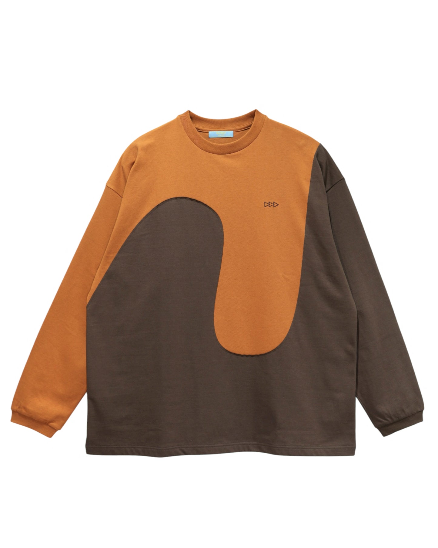 L/S “ WASZN ” / ORANGE × BROWN
