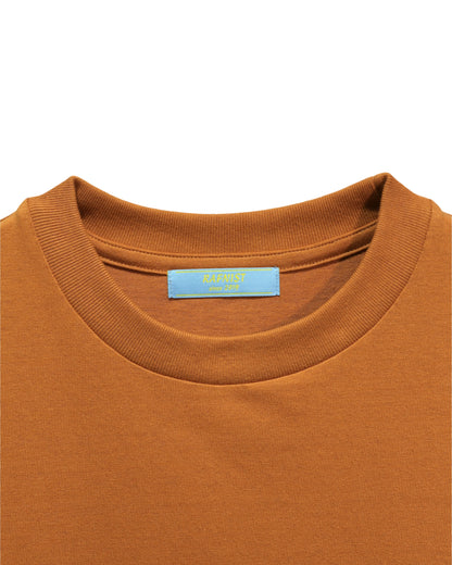 L/S “ WASZN ” / ORANGE × BROWN