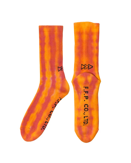DYE SOCKS / RED LINE