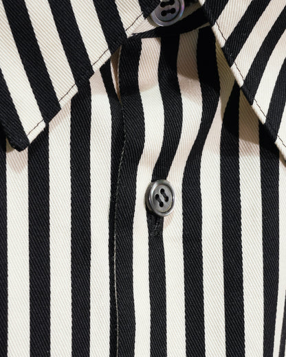 SHIRT “ THE SUN ” / BLACK STRIPE