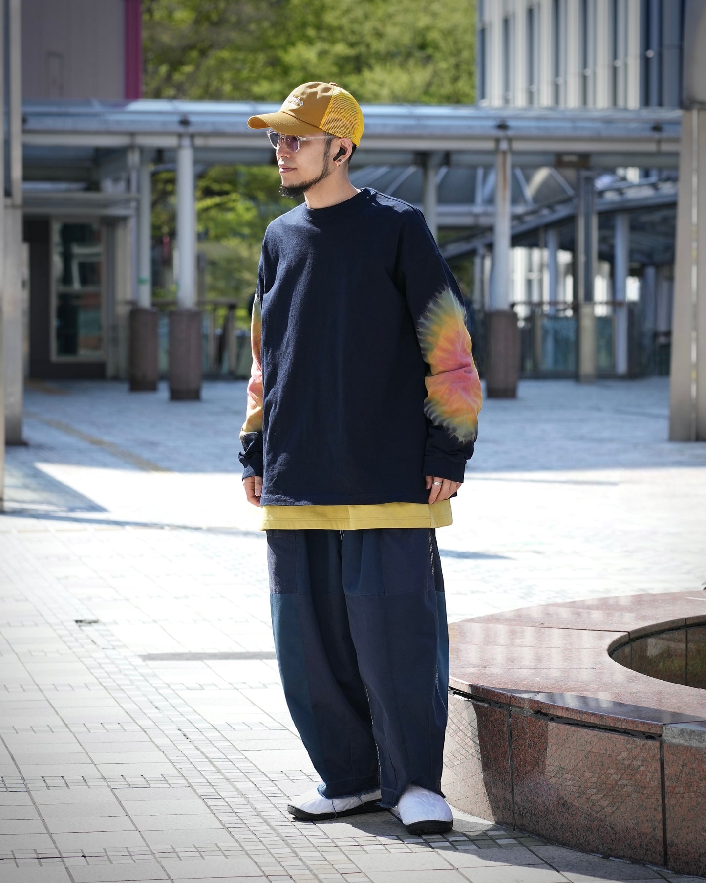 L/S “ HADES HINGE ” / NAVY